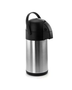 MegaChef 3.17 Quart Stainless Steel Airpot, Hot Water Dispenser for Coffee and Tea